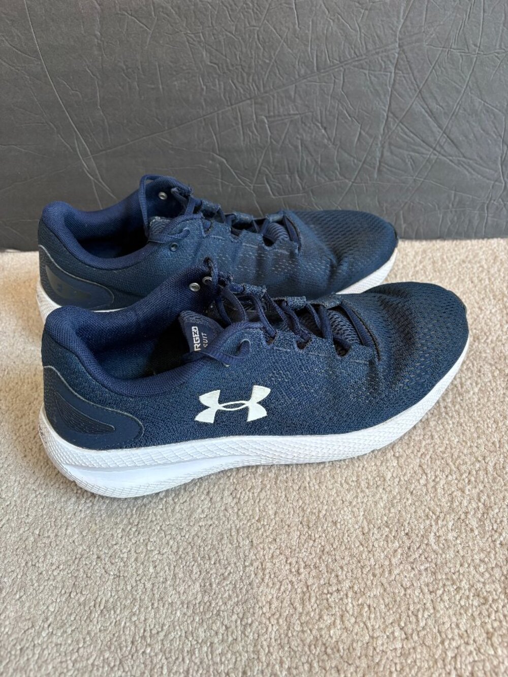 Under Armour Charged Pursuit 2 Men's Running Shoes Size 11.5 Navy Blue